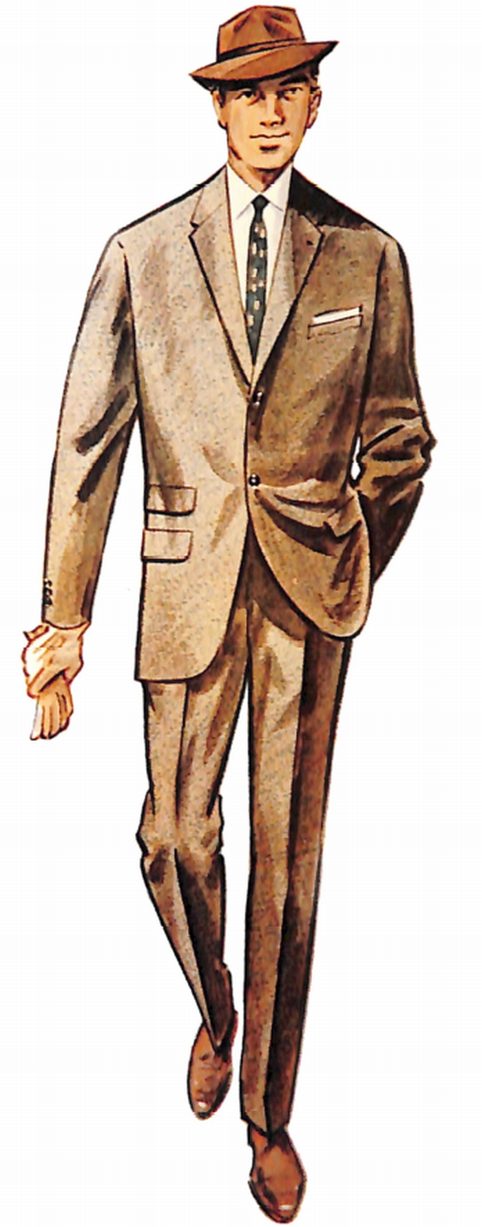 50 60年代に流行したスーツ スタイル フランス コンチネンタル