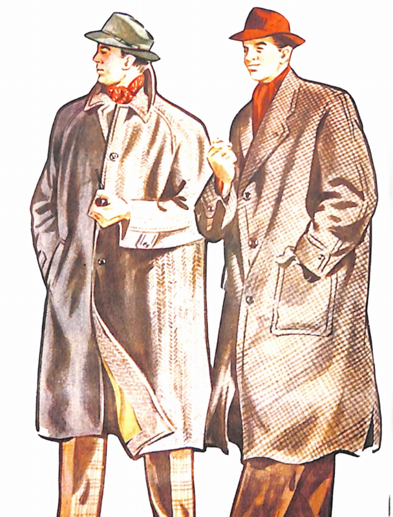 50〜60年代に流行したコート・スタイル：ウールコート2着 | 男子専科 official （日本最古の男性ファッション誌）