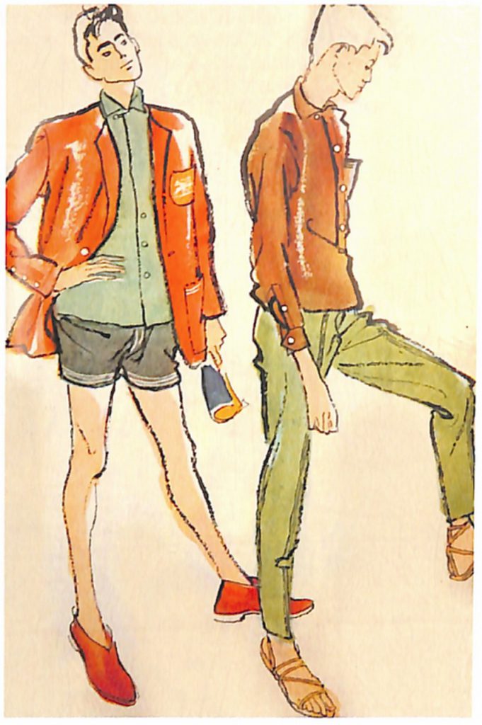 50〜60年代に流行したニット＆シャツ・スタイル：シャツスタイルのおしゃれ