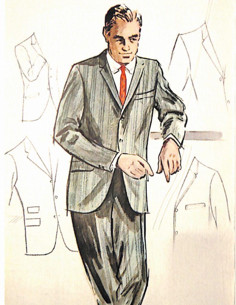 50〜60年代に流行したスーツ・スタイル：3ボタンスーツのバリエーション