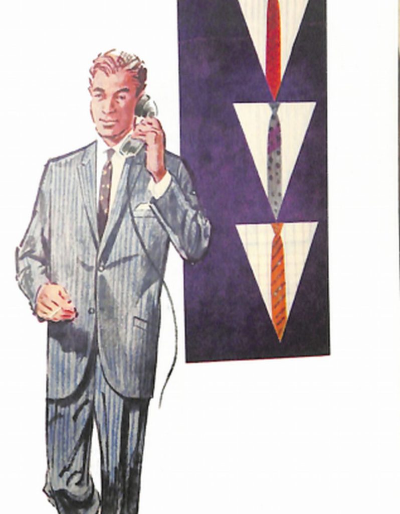 50〜60年代に流行した配色スタイル：Vゾーン配色