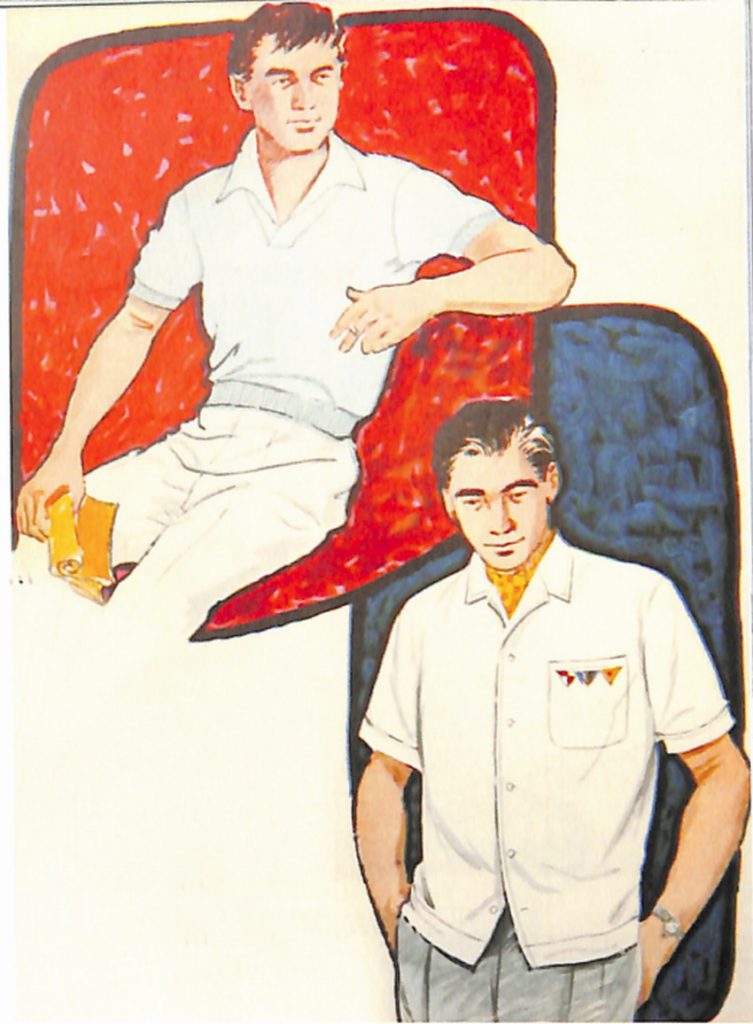 50〜60年代に流行したニット＆シャツ・スタイル：59年夏のカジュアルシャツ
