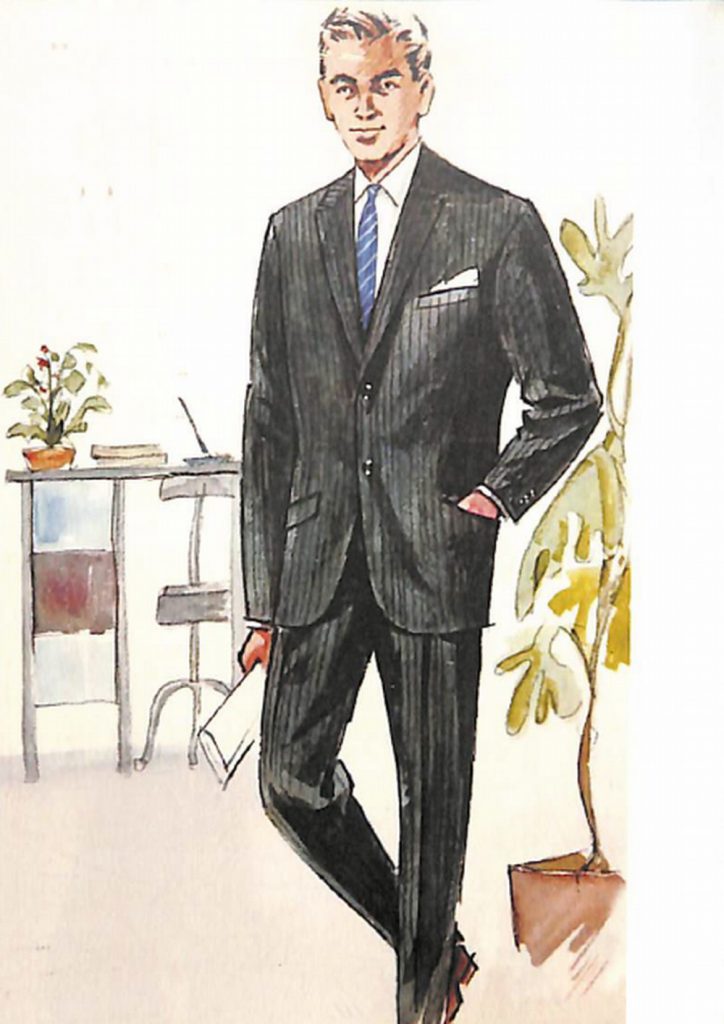 50〜60年代に流行したスーツ・スタイル：BMルックと呼ばれるスーツ
