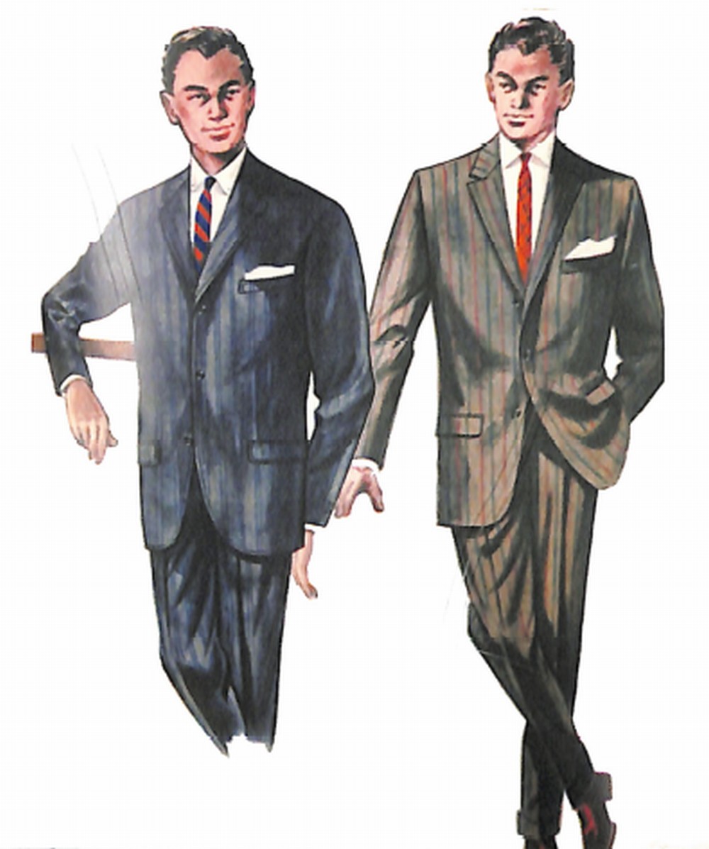 50 60年代に流行したスーツ スタイル 63年秋のアメリカンスーツ 男子専科 Official 日本最古の男性ファッション誌