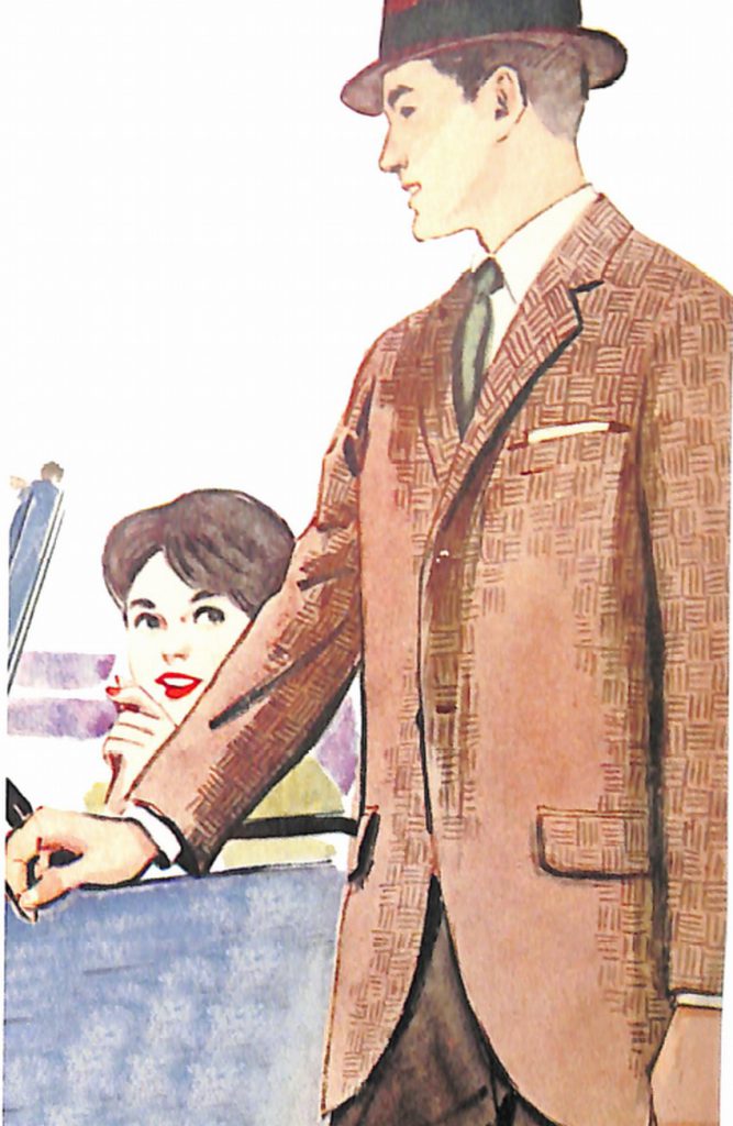 50〜60年代に流行したジャケット・スタイル：アメリカン・コンチネンタル型のジャケット