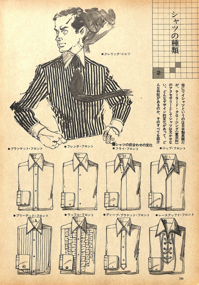 シャツの種類 メンズモード事典 男の身だしなみ百科 男子専科 Official 日本最古の男性ファッション誌
