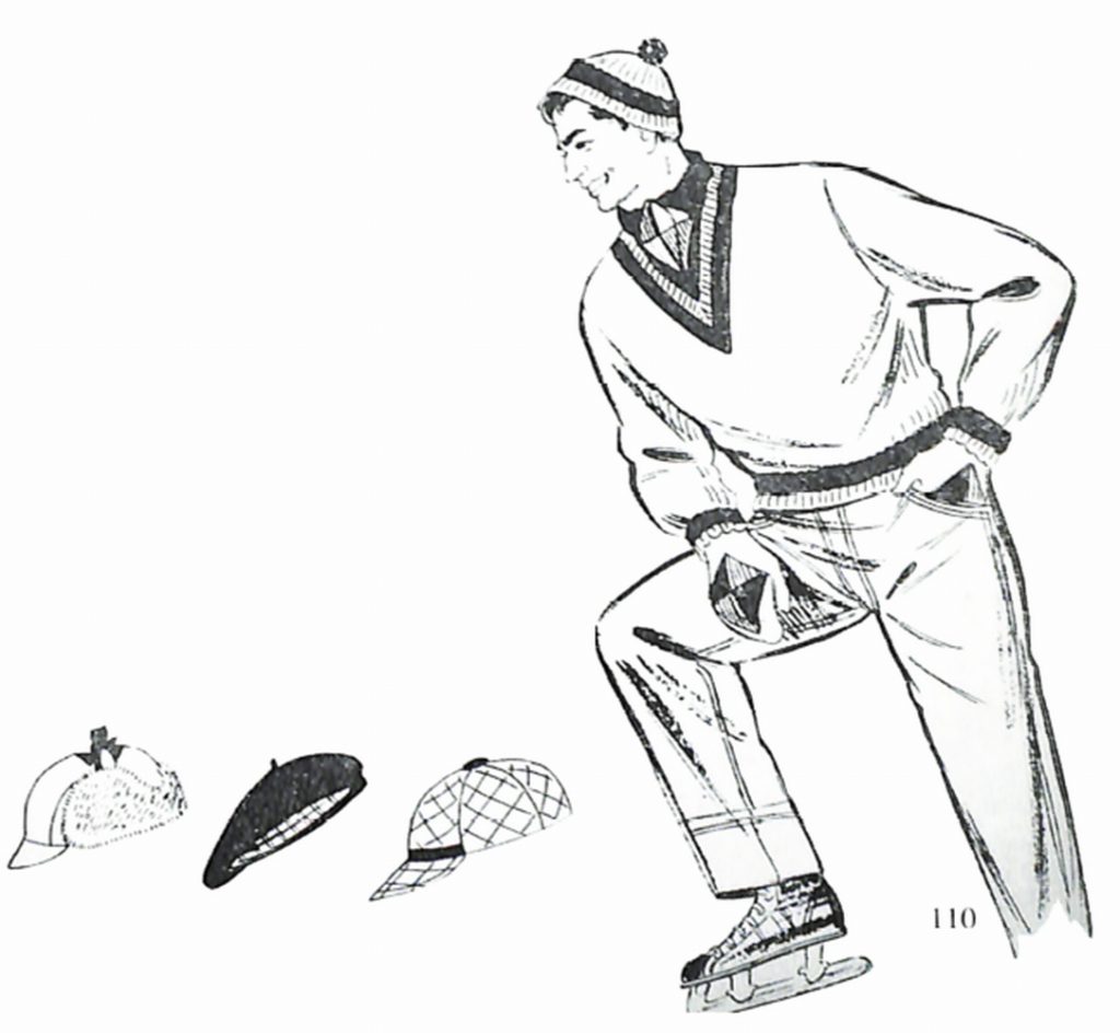 50〜60年代に流行したニット＆シャツ・スタイル：スケート用のテニスセーター