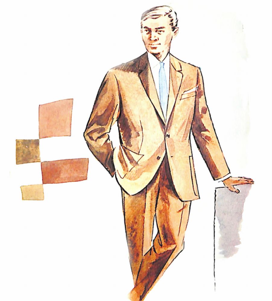 50〜60年代に流行したスーツ・スタイル：クレートーンのタウンスーツ