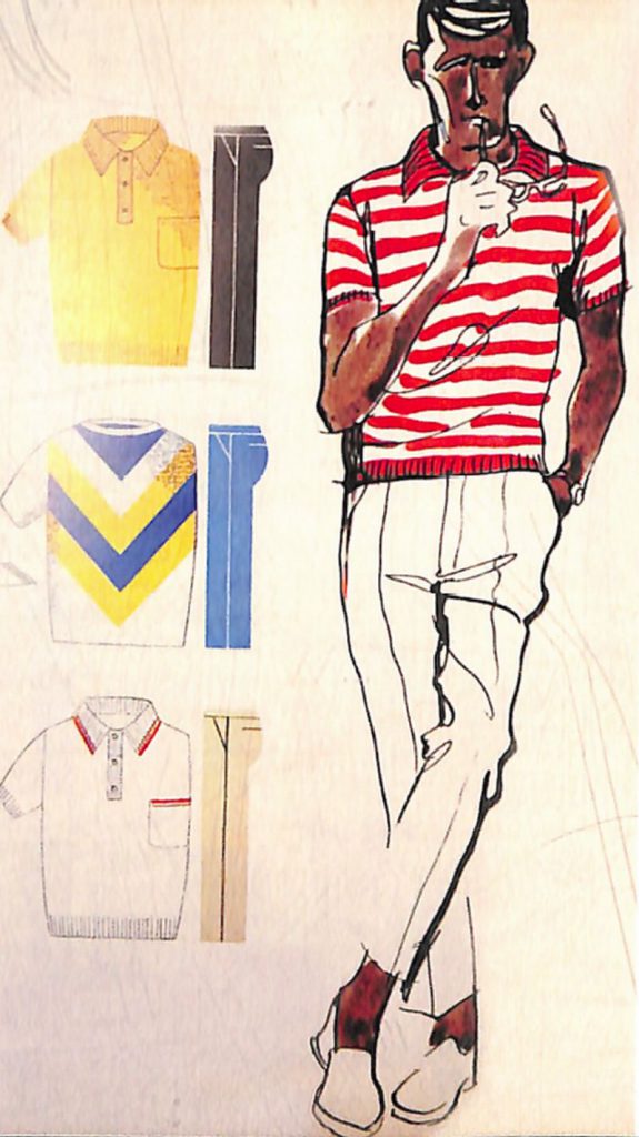 50〜60年代に流行したニット＆シャツ・スタイル：ニット・シャツの配色