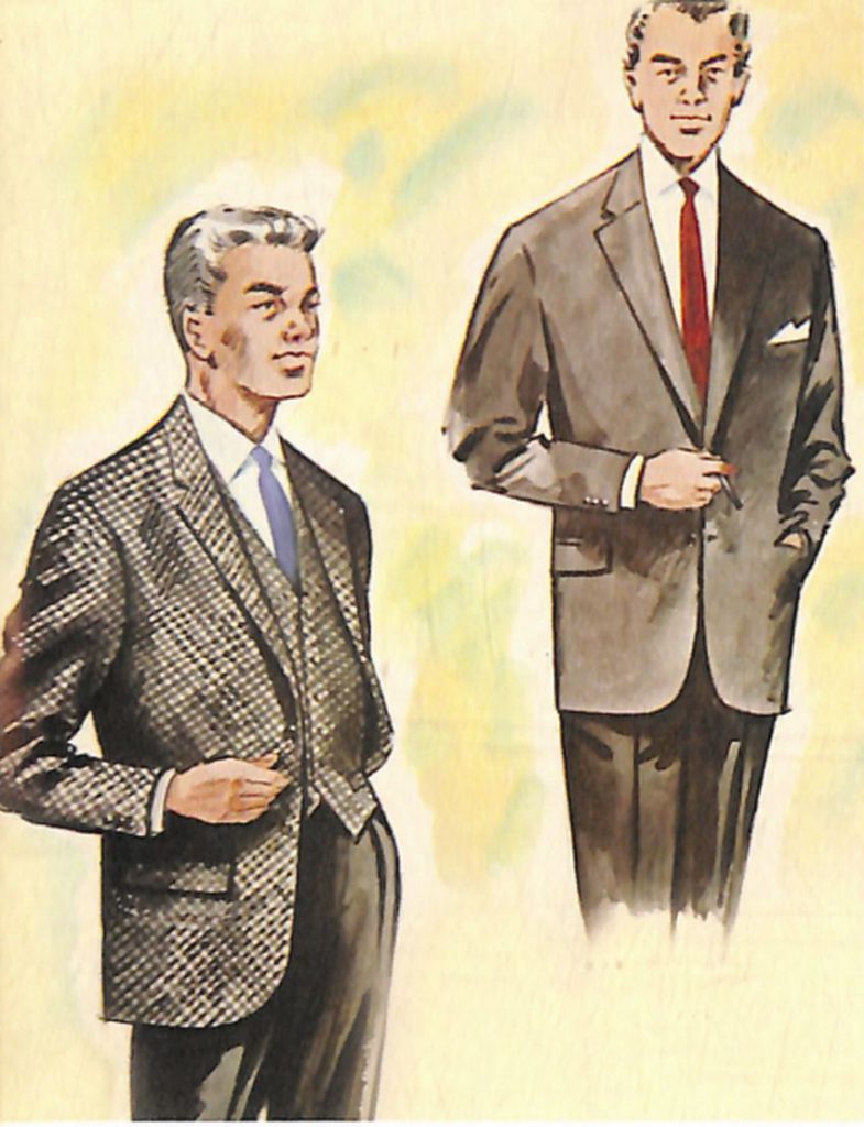 50〜60年代に流行したスーツ・スタイル：スタイル：コーディネーツ2着