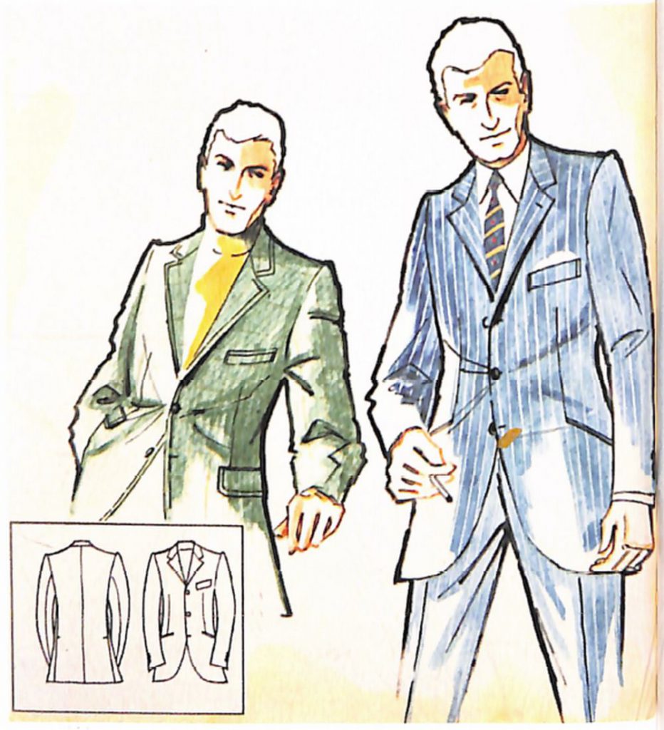 50〜60年代に流行したスーツ・スタイル：リニュー・フルーレと呼ばれるスーツ